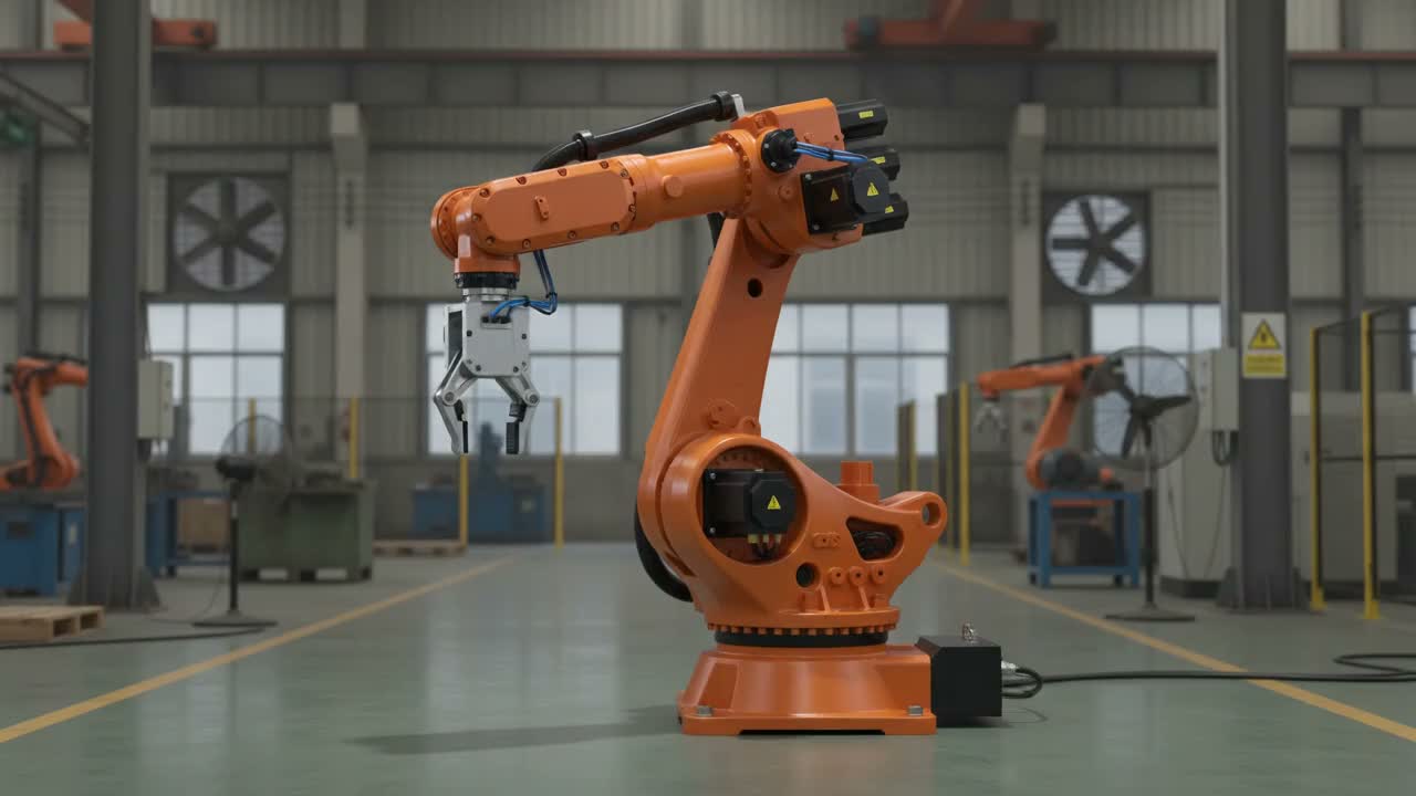 Industrie-Roboterarm Vorschau